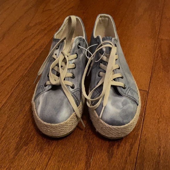 Sneakers blue demy Size 7 1/2 Restricted lace up - Picture 3 of 7